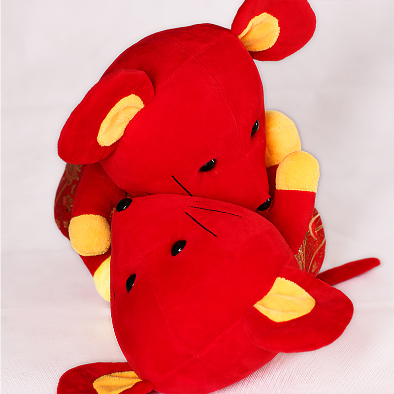 鼠兆丰年吉祥纳福公仔30cm