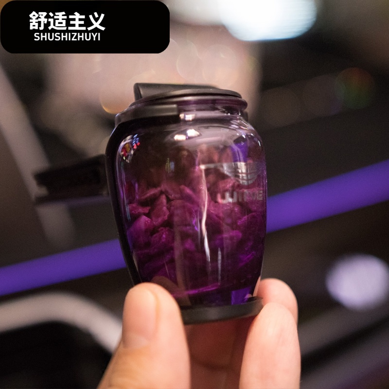 车载香水汽车空出风口风口夹高车用固体档沸石香薰除异味摆件