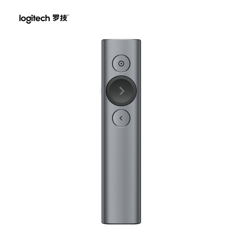 罗技(Logitech)Spotlight 无线演示器 投影笔 翻页笔 演示笔 演讲神器 电子教鞭 USB蓝牙接口