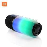 JBL PULSE3音乐脉动3代三代 炫彩无线蓝牙音箱 音响 低音炮 便携迷你车载户外音响 防水音箱 典雅黑