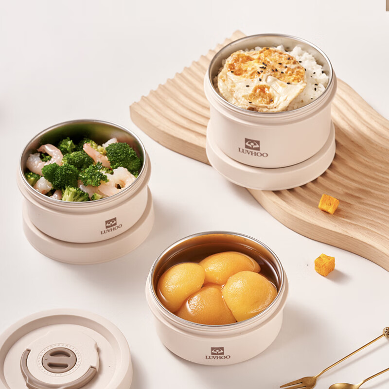朗赫LUVHOO贝森悠家饭盒 LH-CH01 三层饭盒袋保温袋高清大图