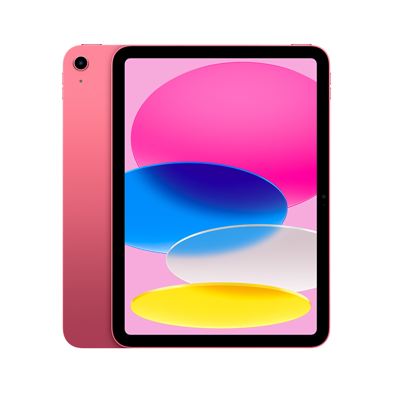 KApple iPad 10代 10.9英寸平板电脑 2022年新款(64GB WLAN版/A14芯片/1200万像素/iPadOS MPQ33CH/A) 粉色