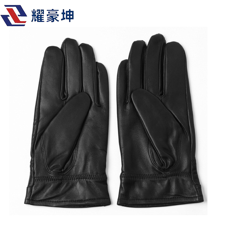 耀豪坤手套男冬季加绒加厚保暖加绒羊皮手套防寒手套 YH25/双高清大图