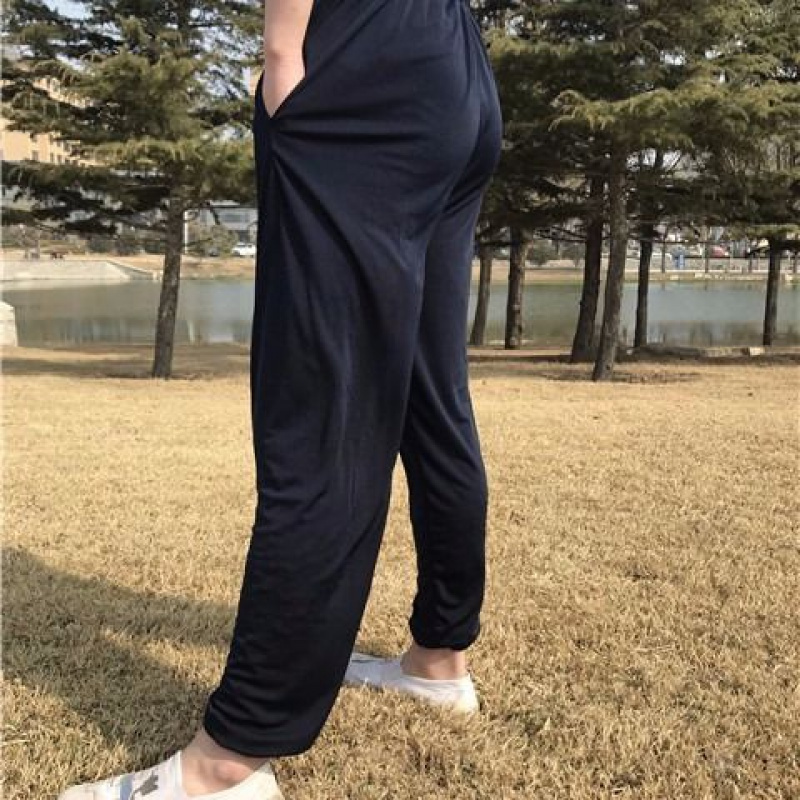 男裤迷彩灯笼裤冰丝跑裤练功裤宽松大码休闲裤中老年长裤 YUANSU男士休闲裤