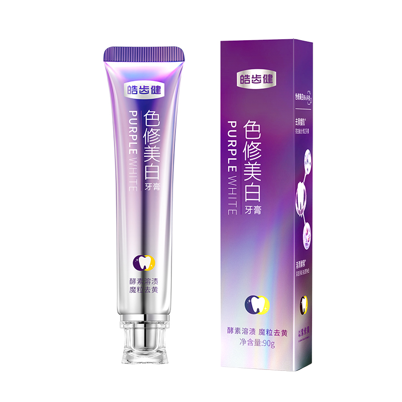 皓齿健色修美白牙膏90g-DS210