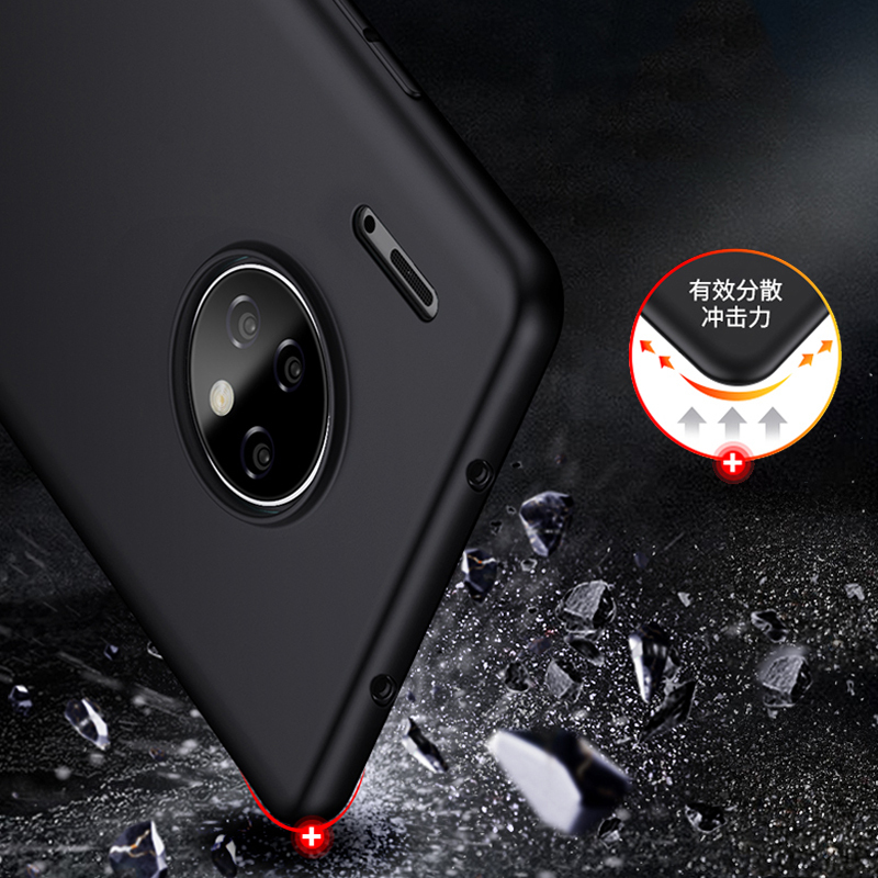 可波 [壳+膜]华为mate40/40pro+手机壳mate30pro保护套液态硅胶华为5G防摔全包男轻薄男女款简约软高清大图