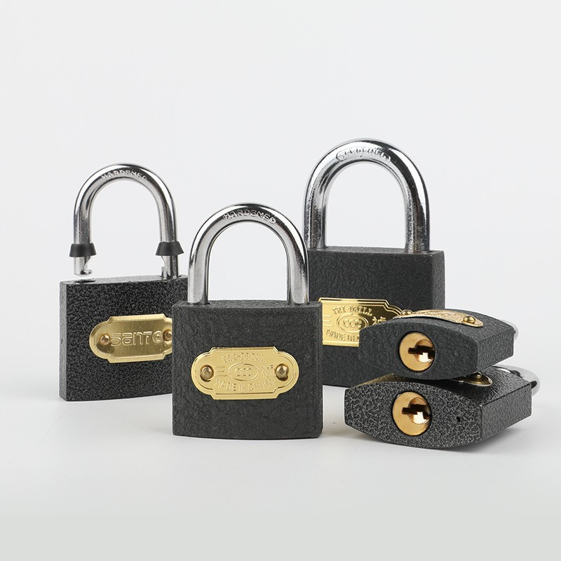 赛拓(santo) 铁挂锁套装 抽屉锁柜门锁防盗窗锁 水电表箱锁旅行箱包锁