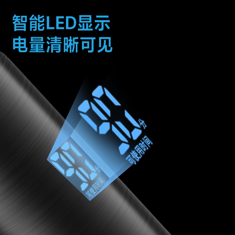飞科(FLYCO)男士电动剃须刀三刀头智能显示全身水洗刮胡须刀FS966