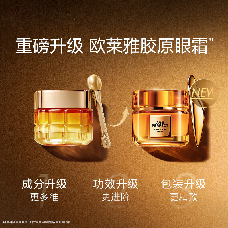 欧莱雅胶原小蜜罐眼霜20ml高清大图