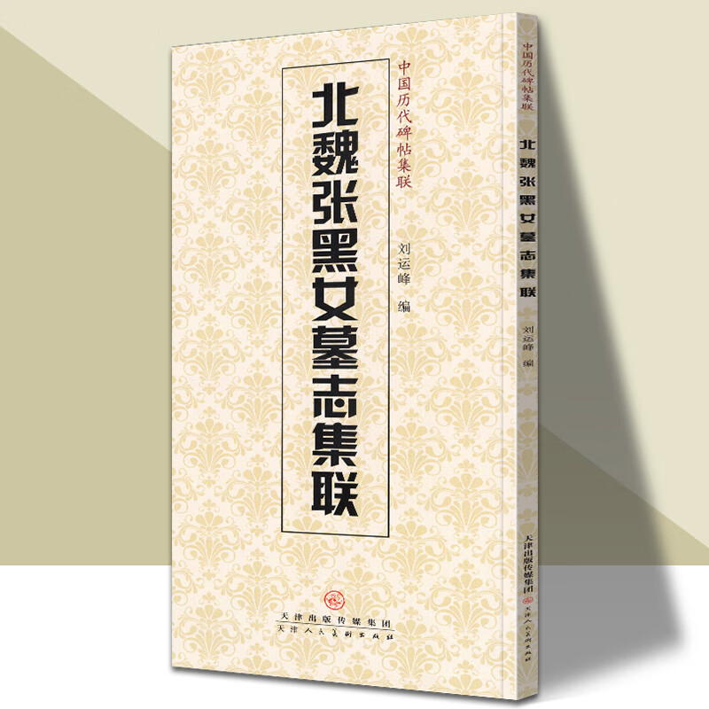 中国历代碑帖集联 北魏张黑女墓志集联 魏碑毛笔字帖对联集字 天津人美