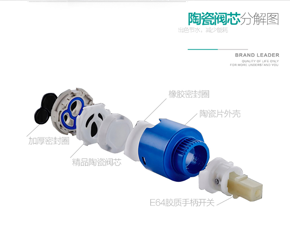 四季沐歌[MICOE]厨房龙头净铅304不锈钢水龙头可旋转冷热出水洗菜盆水龙头陶瓷片阀芯冷热两用水龙头高清大图