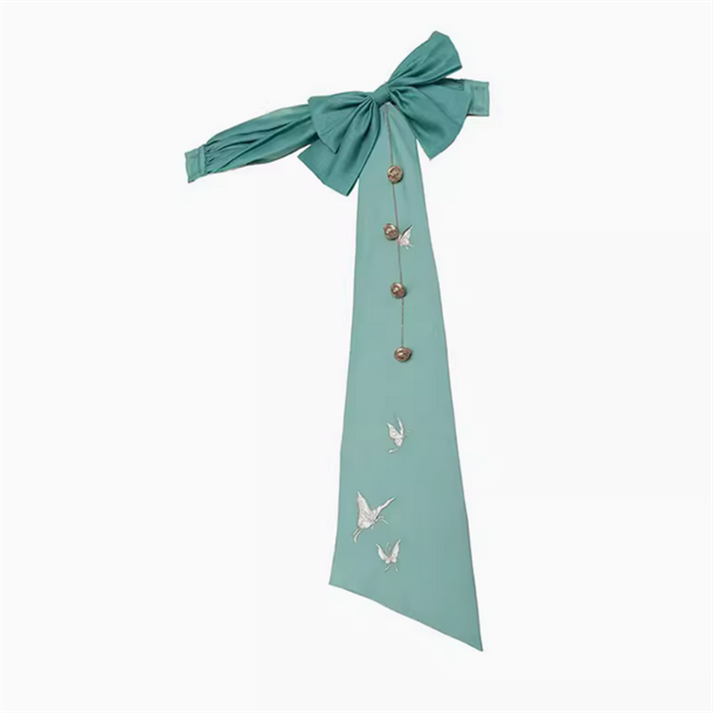 HD 【瑶遇见神鹿-王者荣耀联名款】国风汉服连衣裙原创 蝴蝶结配饰