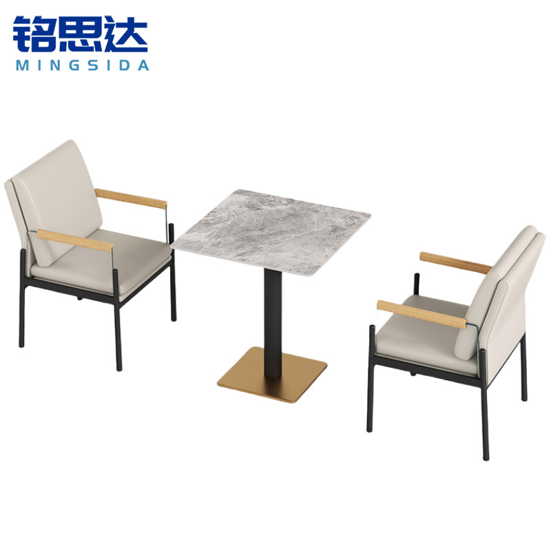 铭思达洽谈桌一桌两椅套高清大图