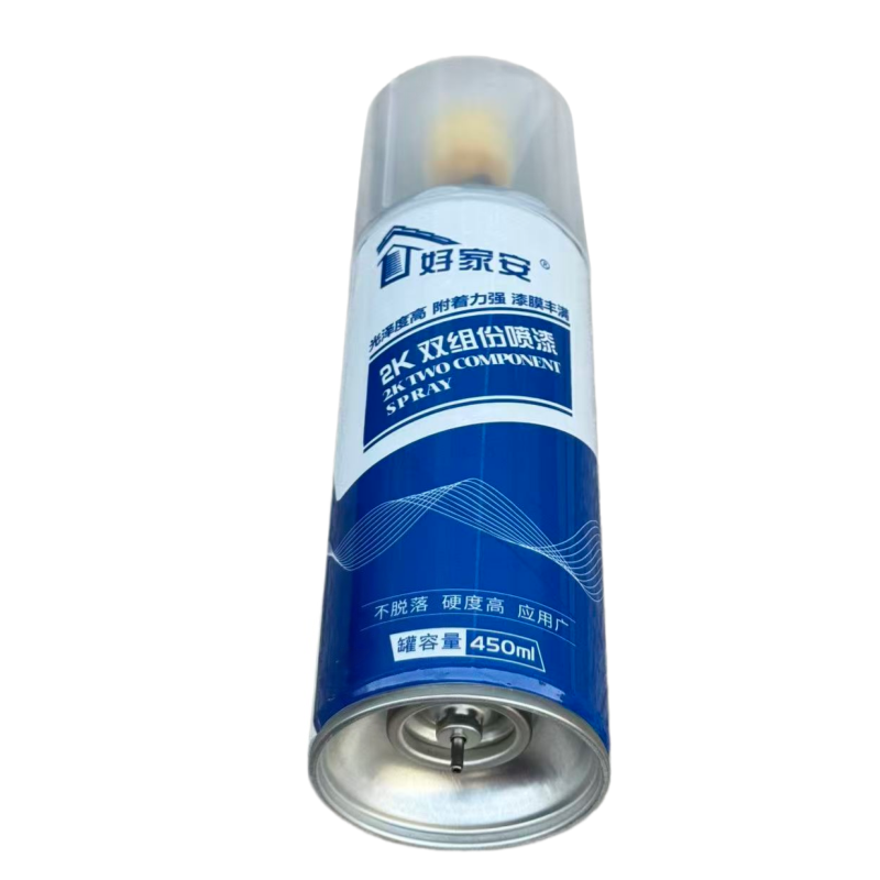 好家安 2K双组份喷漆自喷漆 银色/450ml 瓶高清大图