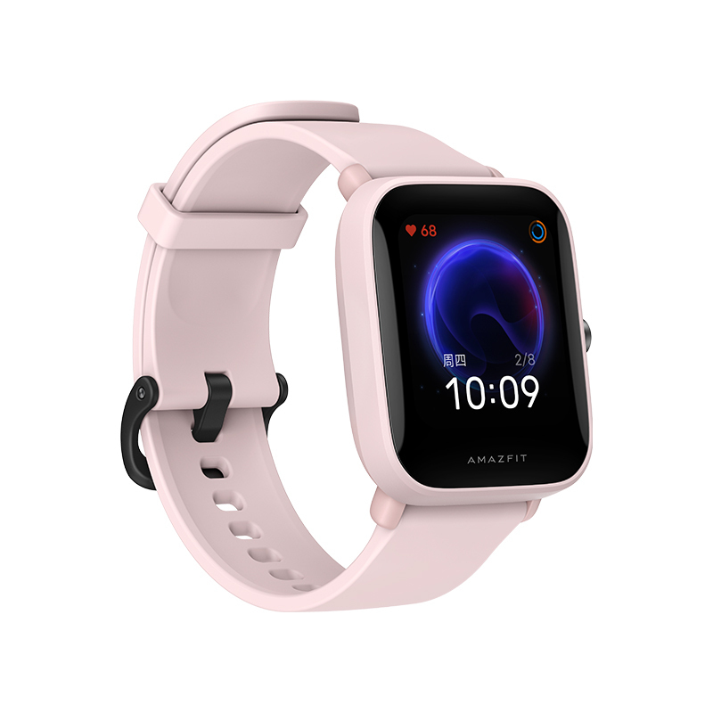 Amazfit Pop Pro 樱粉 华米运动智能手表9天长续航 50米防水 女性生理周期管理 心率监测 GPS