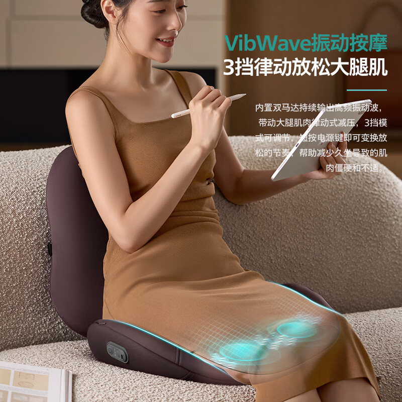 飞利浦智能颈椎按摩器3D深层揉捏长效缓解肩颈疲劳便携设计高清大图