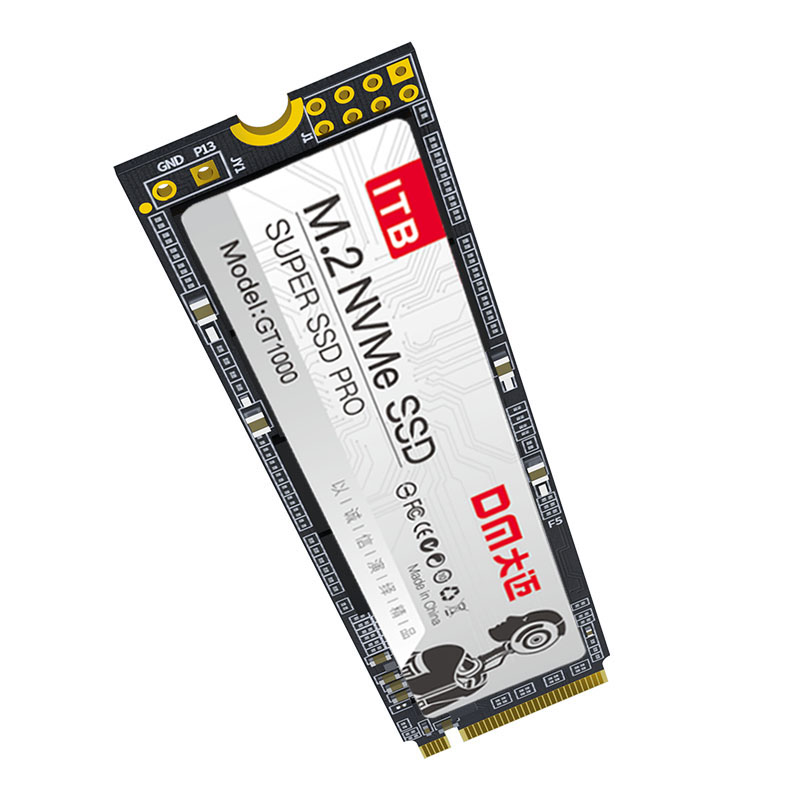 大迈(DM)GT1000-1TB M.2接口 2280NVME协议PCIE通道 SSD固态硬盘 (计价单位:个) 灰色高清大图