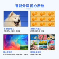 捷宇视讯 商用办公大屏幕 室内 55英寸0.88mm拼缝 LCD高清液晶拼接屏 安防监控显示器 展厅 会议室