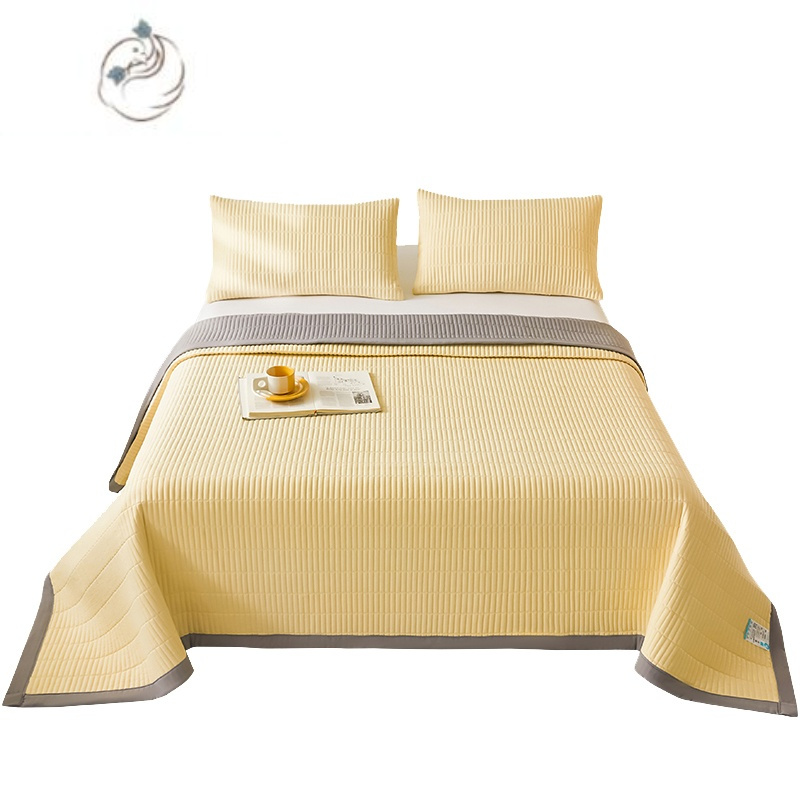 舒适主义a类水洗棉榻榻米床盖单件四季通用加厚夹棉床单三件套炕盖