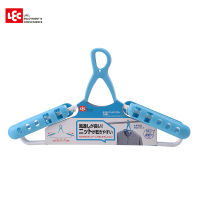 LEC丽固日用材质pp360°旋转可伸缩防风易干连帽衫多功能晾晒衣架W-474