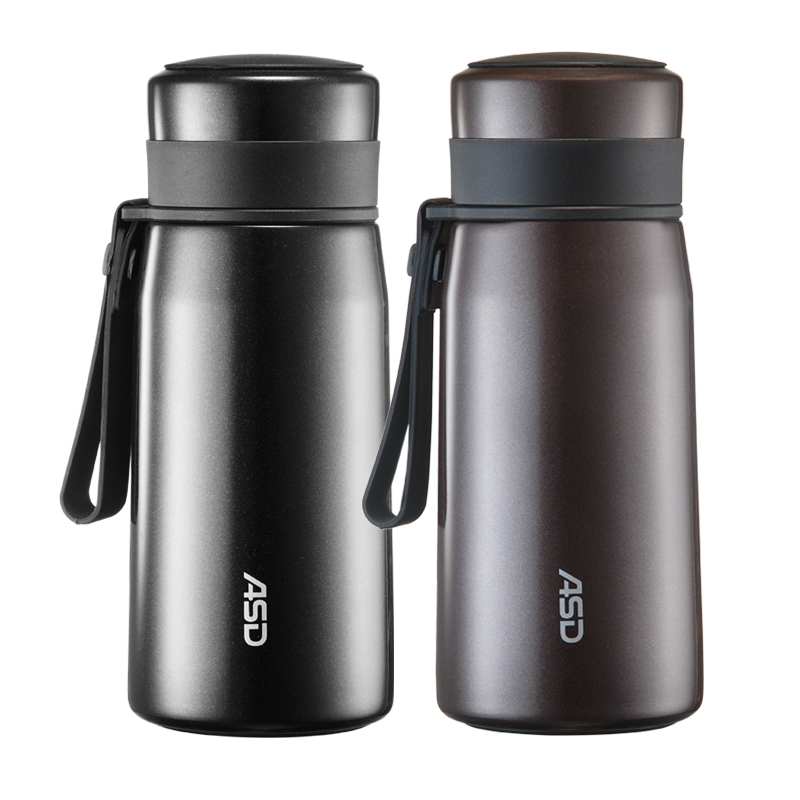 爱仕达保温杯316不锈钢水杯便携可爱学生简约杯男女士大容量杯子伯爵