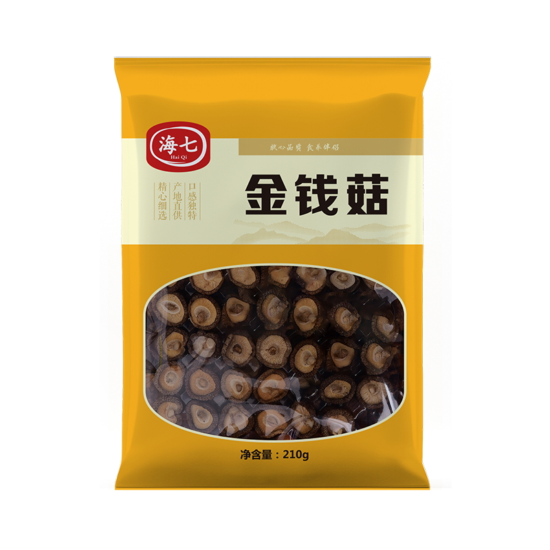 海七南北干货金钱菇210g