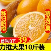 苗家十八洞 湖北秭归纽荷尔 脐橙10斤装大果（带箱） 单果果径75-80mm 时令生鲜水果橙子坏果包赔