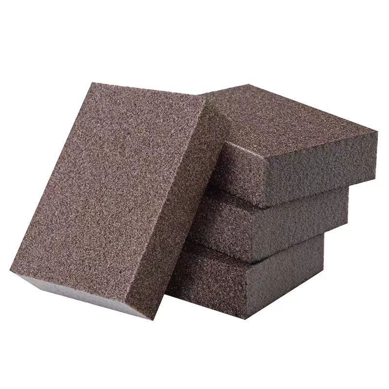 蔚岸含砂百洁布 擦洗清洁布 金刚砂魔力海绵擦10*7*2.5/块