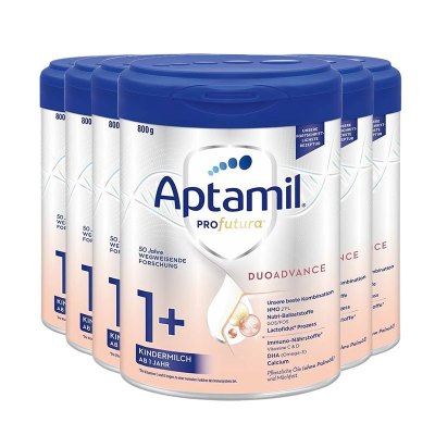 【6罐装特惠组合】德国爱他美Aptamil 白金版 进口婴幼儿1+段奶粉（1岁以上） 800g/罐 保税区发货
