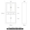 绵冠文件柜办公柜钢制铁皮柜资料柜档案柜储物柜 中二斗文件柜