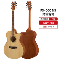 雅马哈(YAMAHA)正品F400系列云杉木初学者入门民谣吉他圆角41英寸40英寸