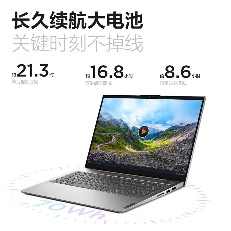 联想小新Air15酷睿版i5轻薄本 15英寸全面屏办公笔记本电脑[i5-1155G7 16G 512G ]
