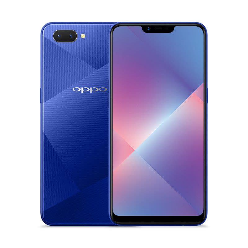 OPPO A5 4g+64G内存幻镜蓝全面屏手机oppoa5 oppoa5手机【价格图片品牌 