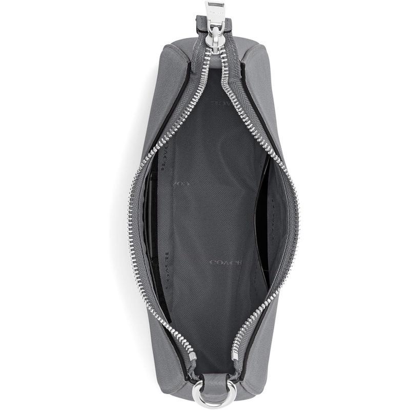 蔻驰coach十字纹皮革hobo女式斜挎包单肩包时尚百搭经典简约海外购送