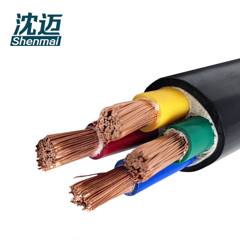 沈迈 铜芯软电线 ZC-VVR-0.6/1kV-4*10平方 1米高清大图