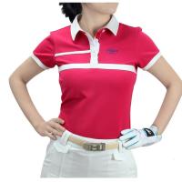 女士高尔夫服装 Golf短袖运动T恤 POLO衫 翻领上衣 休闲短袖上衣 高尔夫打底衫 短袖上衣