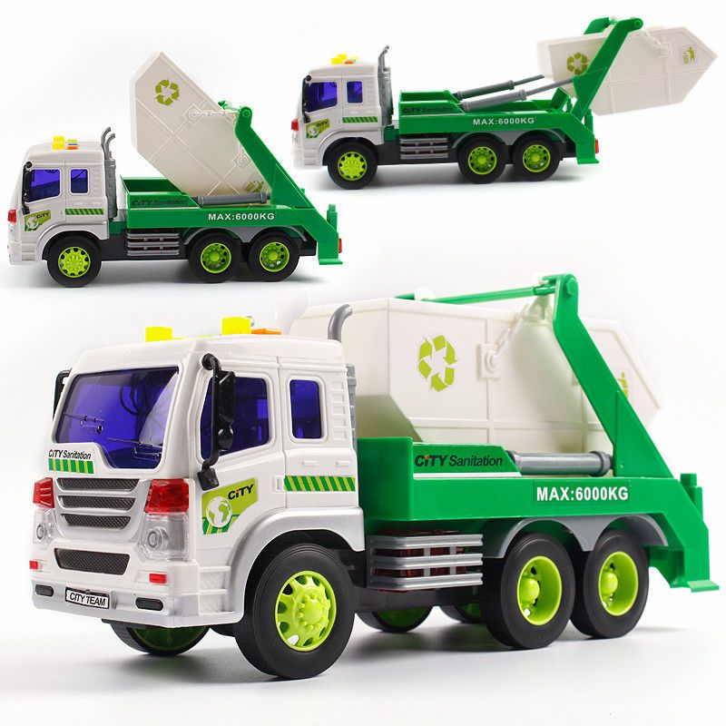 小号垃圾车a儿童玩具玩具车惯性车环卫车垃圾车工程车声音灯光音乐