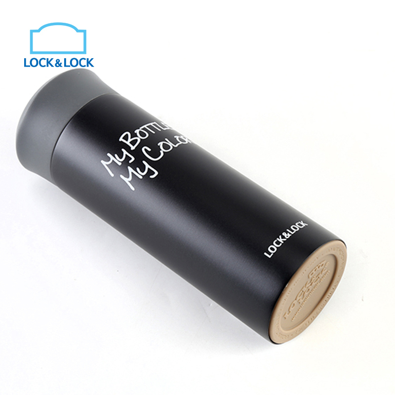 乐扣乐扣(lock&lock)缤纷保温杯水杯保温保冷杯子304不锈钢LHC4014BLK(330ml)