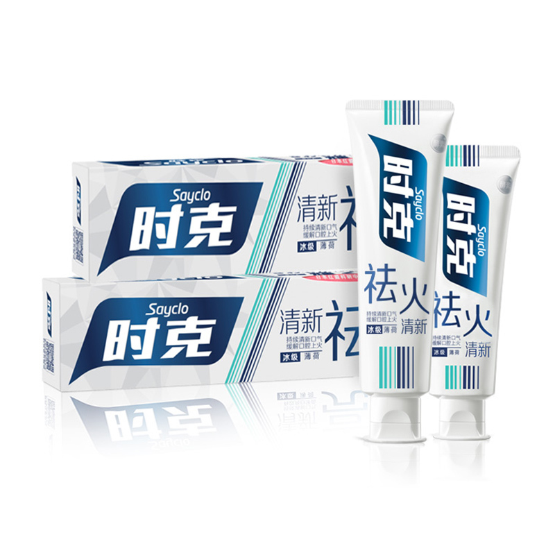 时克 祛火清新牙膏100g（薄荷香型）