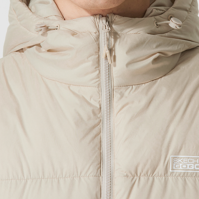 Skechers斯凯奇羽绒服男装女装xink新款户外保暖运动宽松休闲外套P425U091-01LV ZP高清大图