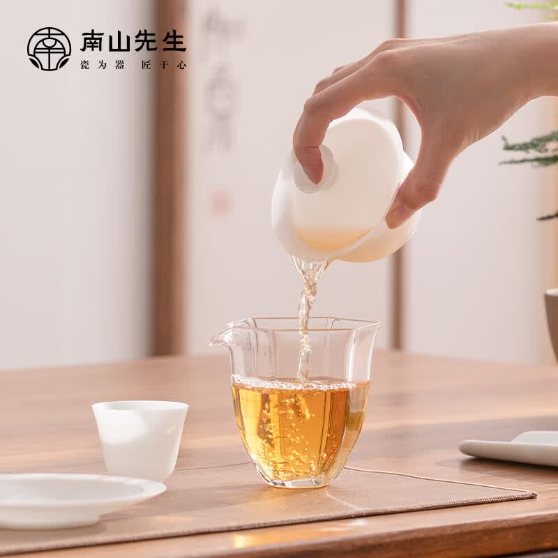 南山先生NSZH1456-S回清薄胎盖碗高清大图