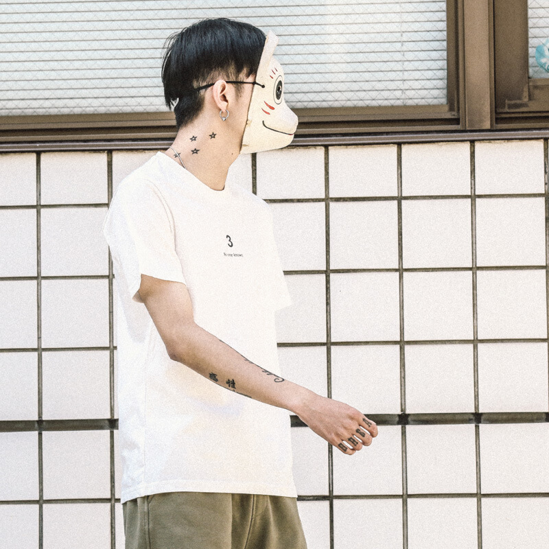 东京衣柜男装原创夏季新款日系男士印花短袖T恤原宿情潮流体恤男