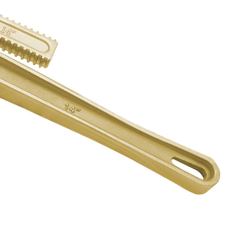 维度(WEDO)AL131-1006 防爆美式管钳子 铝青铜 40*300mm 无火花工具 适用于石油化工易燃易爆 定制高清大图