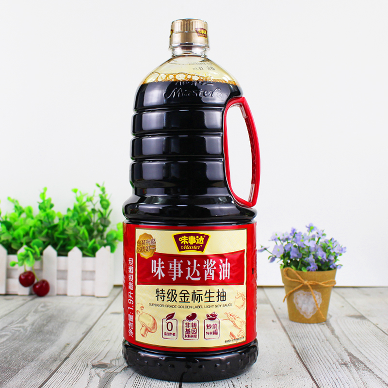 味事达特级金标生抽酱油(1l).