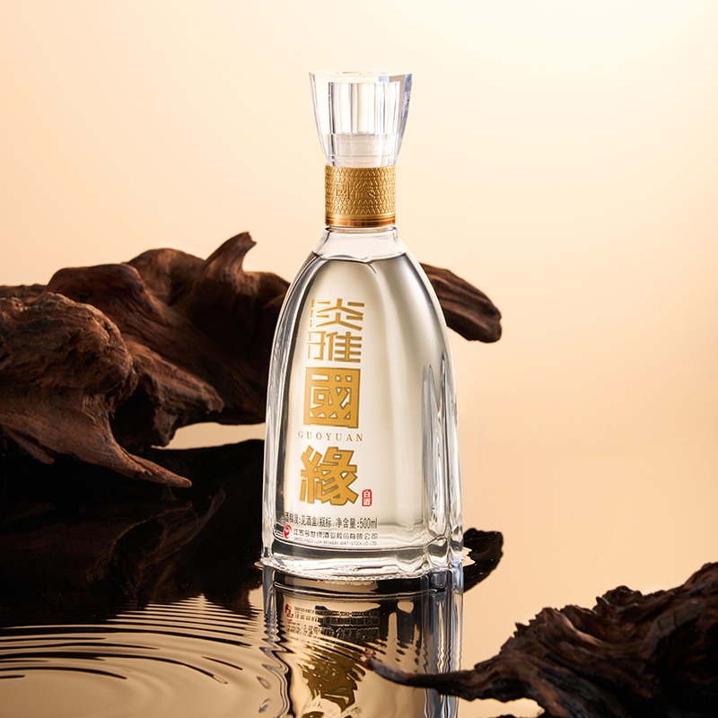 今世缘 淡雅国缘 浓香型白酒 42度 500ml*1瓶 单瓶装 苏宁自营