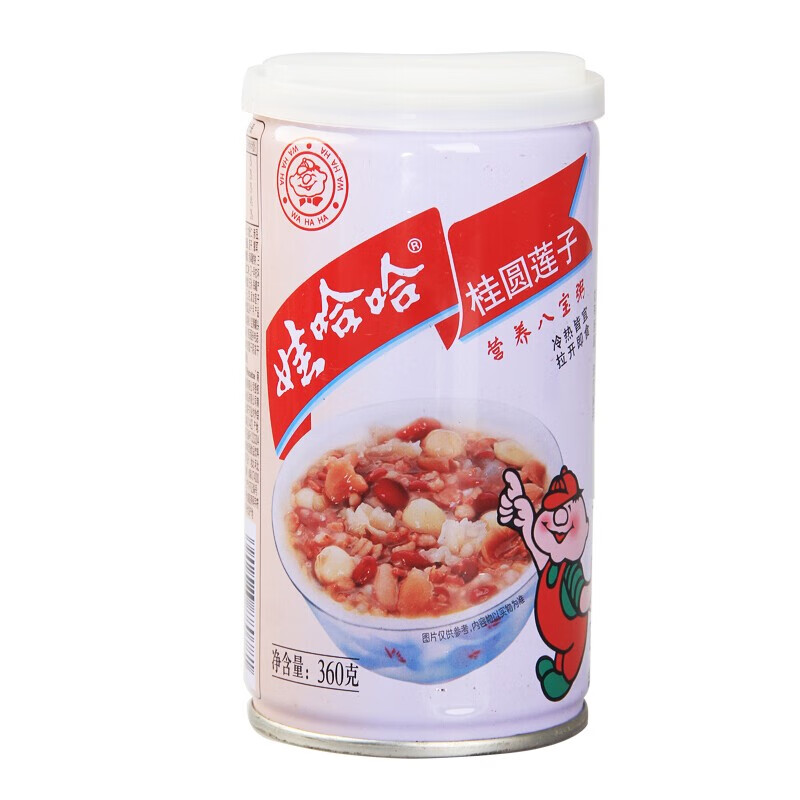 娃哈哈桂圆莲子八宝粥 360g*15罐 五谷营养早餐方便速食粥整箱装礼盒装高清大图