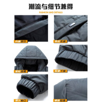 啄木鸟羽绒服男士2022新款轻薄白鸭绒冬装加厚保暖休闲棒球领外套