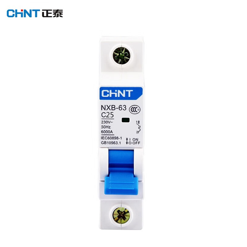 正泰(CHNT) 空气开关 NXB-63 1P C25 2个/组(单位:组)