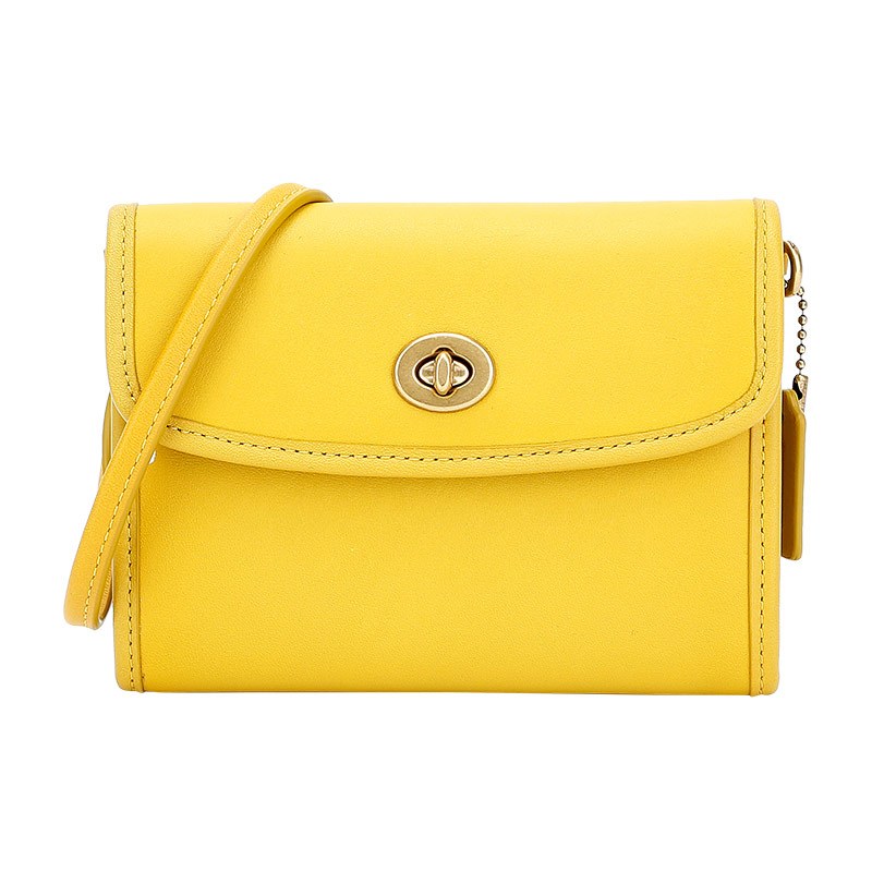 蔻驰 COACH 奢侈品 女士专柜款皮质单肩斜挎翻盖钱包 311 B4/1C 欧美时尚