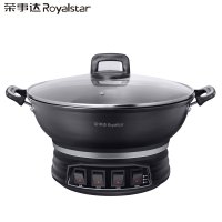 荣事达(Royalstar)多功能电热锅RDQJ3-32电炒锅炒菜锅大容量电蒸锅一体铸铁无涂层家用32cm无笼款
